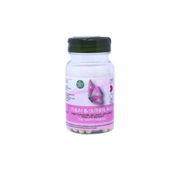 Bio-Sil - Lithium Orotate with Sutherlandia Vegan Capsules