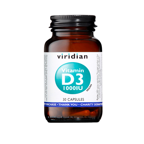 Viridian - Vitamin D3 1000iu 30 Veg Caps