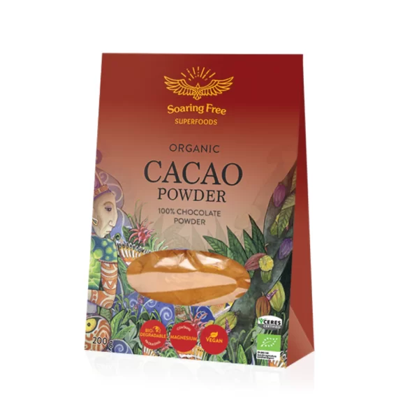 Soaring Free Superfoods - Organic Cacao Powder 200g