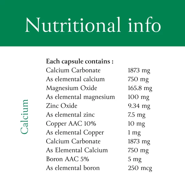 Biolife - Calcium Elemental 750mg - Image 2