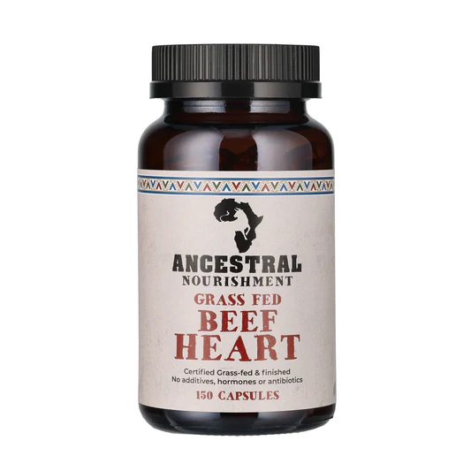 Ancestral Nourishment Grass Fed Beef Heart Capsules